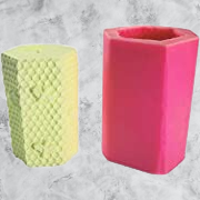 Hexagon honeycomb candle mold