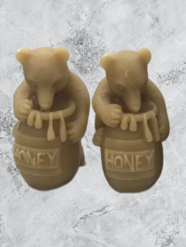 Candle - Bear stealing Honey