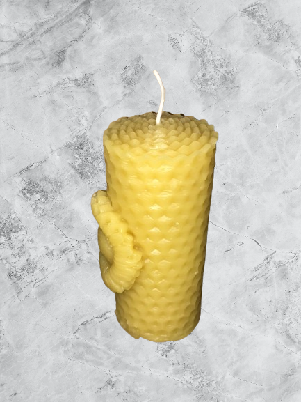 Honeycomb with Sunflower Candle Mold