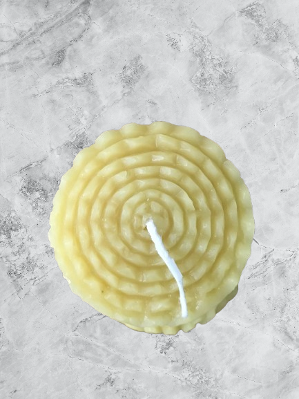 Honeycomb with Sunflower Candle Mold