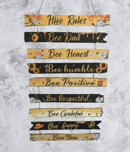 "Hive Rules" sign