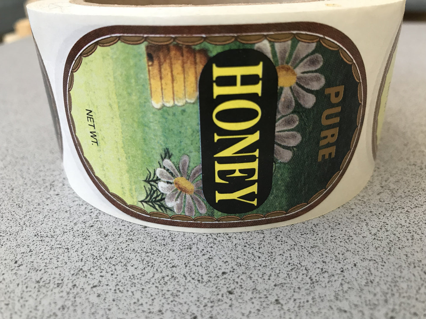 Pure Honey label-Daisy