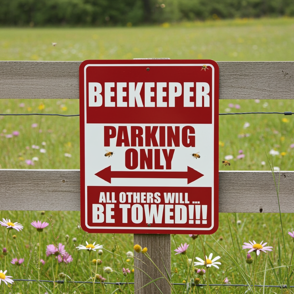 Beekeeper parking only all others towed