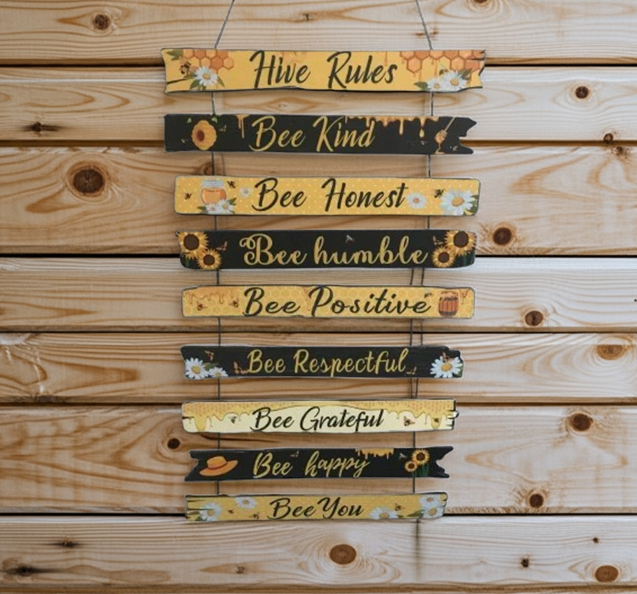 "Hive Rules" sign