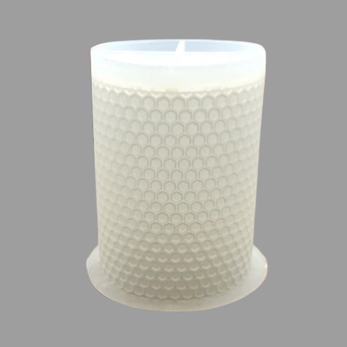Honey comb silicone mold with a bee on top