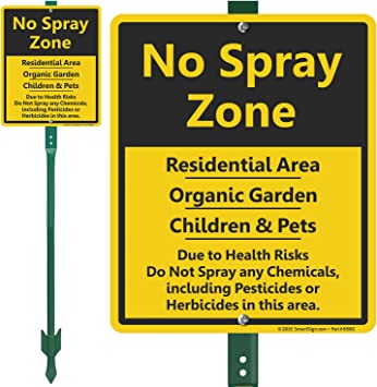 No Spray Zone