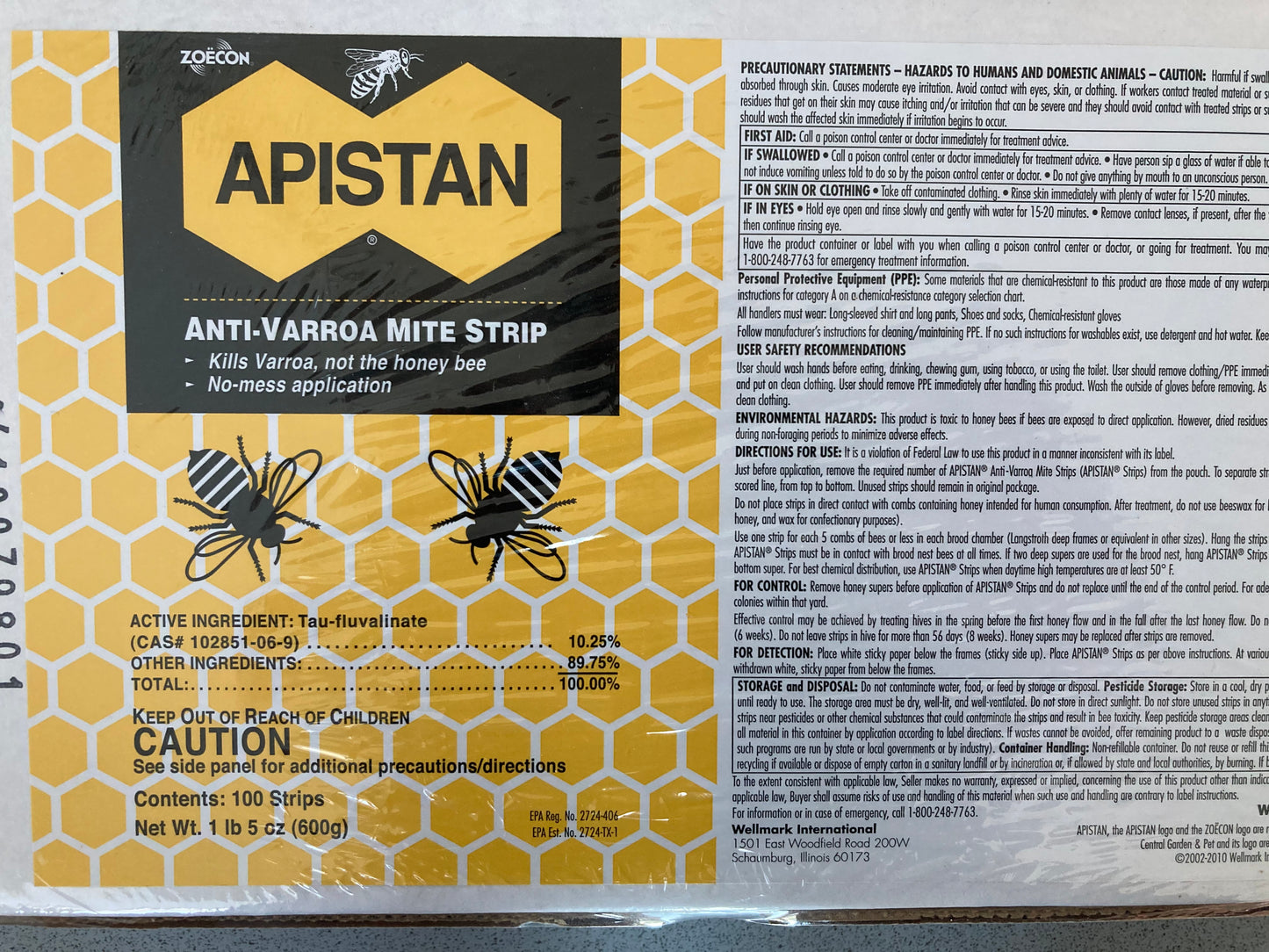 Apistan 100pk