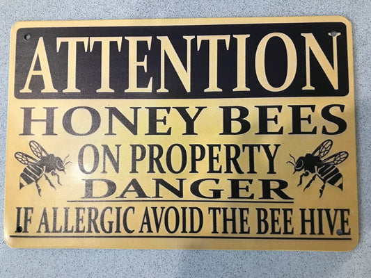 Attention/Danger Beehives