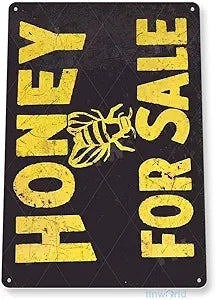 Sign - Metal Honey for sale