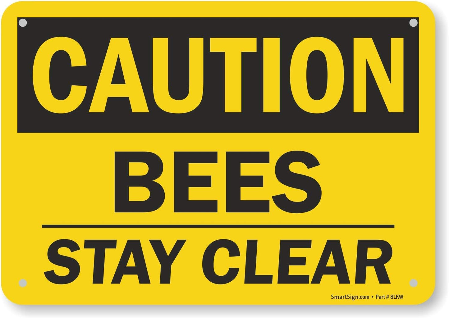 Sign - Caution bees