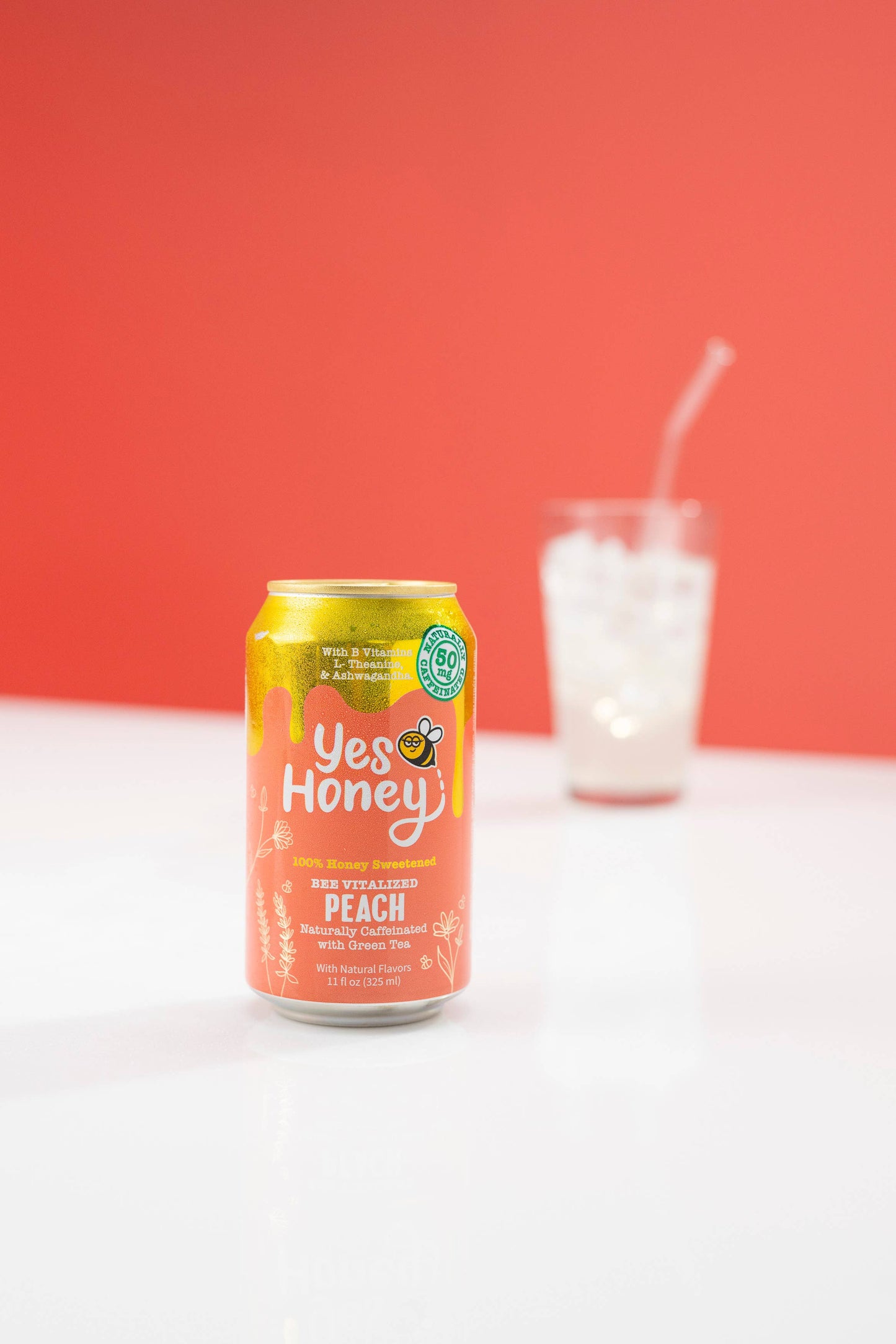 Yes Honey - Yes Honey Peach Soda | Adaptogen | No Corn Syrup | Clean