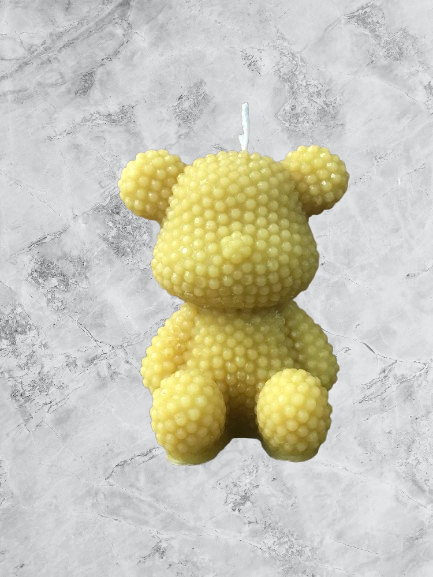 3D Beaded Bear candle mold