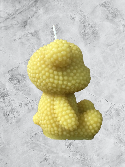 3D Beaded Bear candle mold