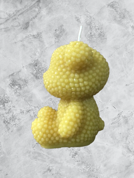 3D Beaded Bear candle mold