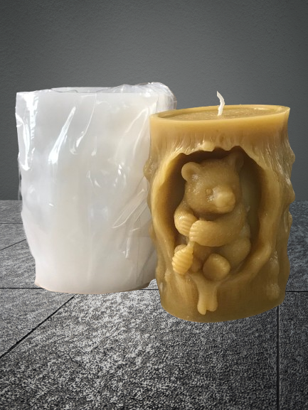 Mold - Cute Bear eating honey