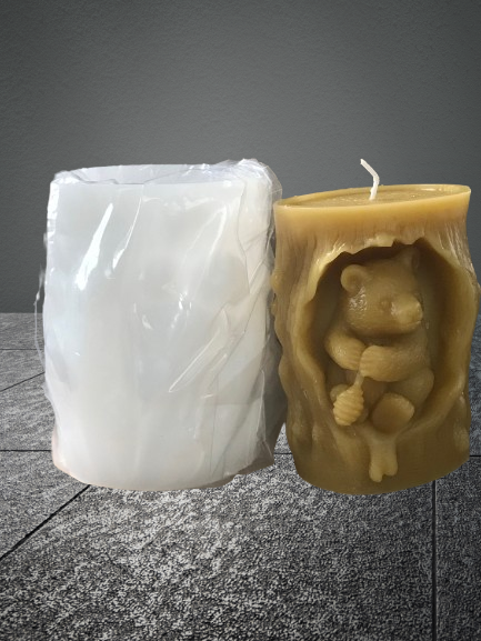 Mold - Cute Bear eating honey