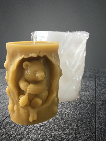 Mold - Cute Bear eating honey