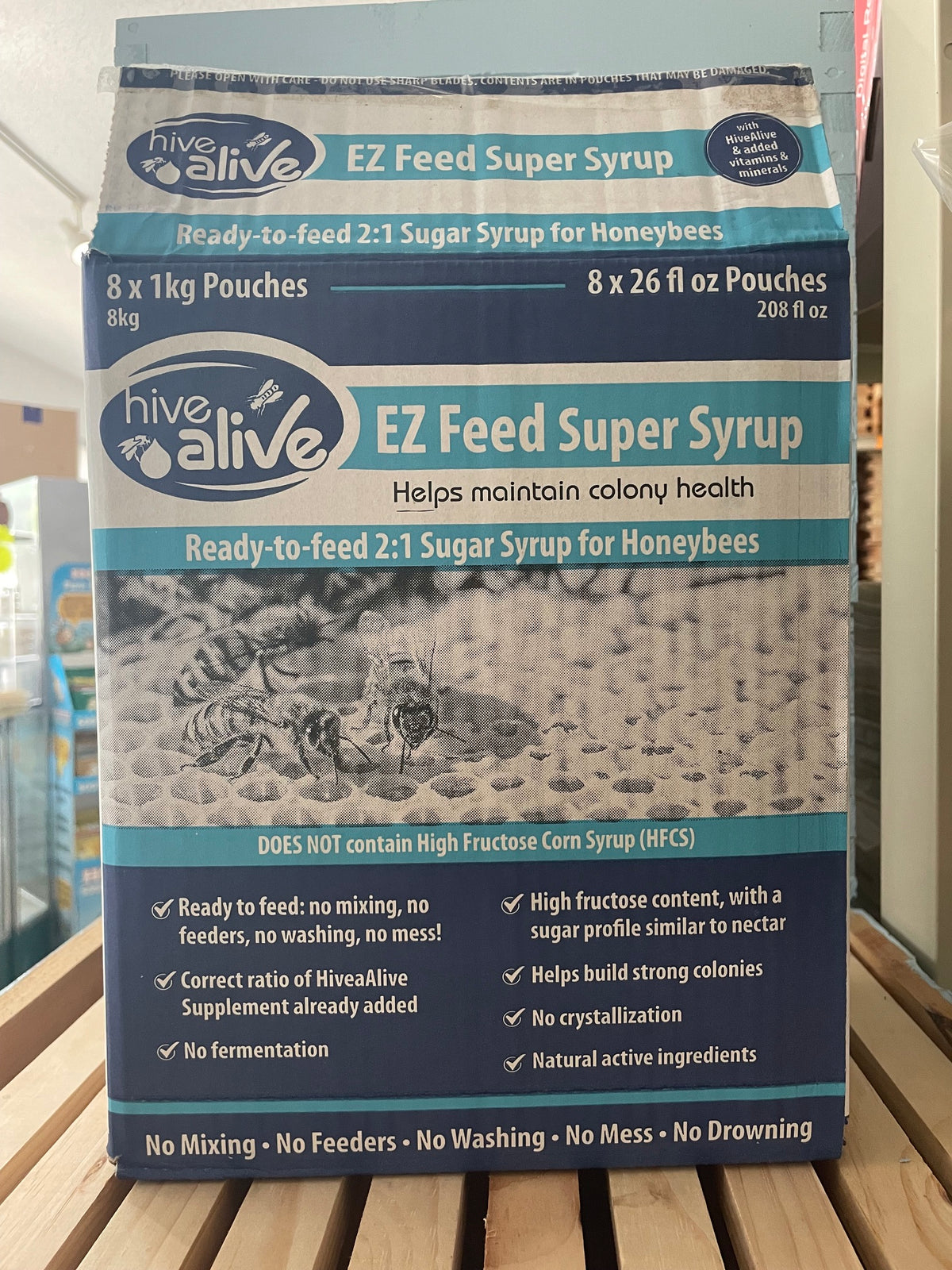 Hive Alive - Ready to feed - EZ Feed syrup pouches
