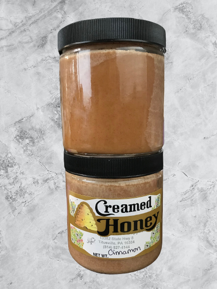 Cinnamon flavored Creamed Honey