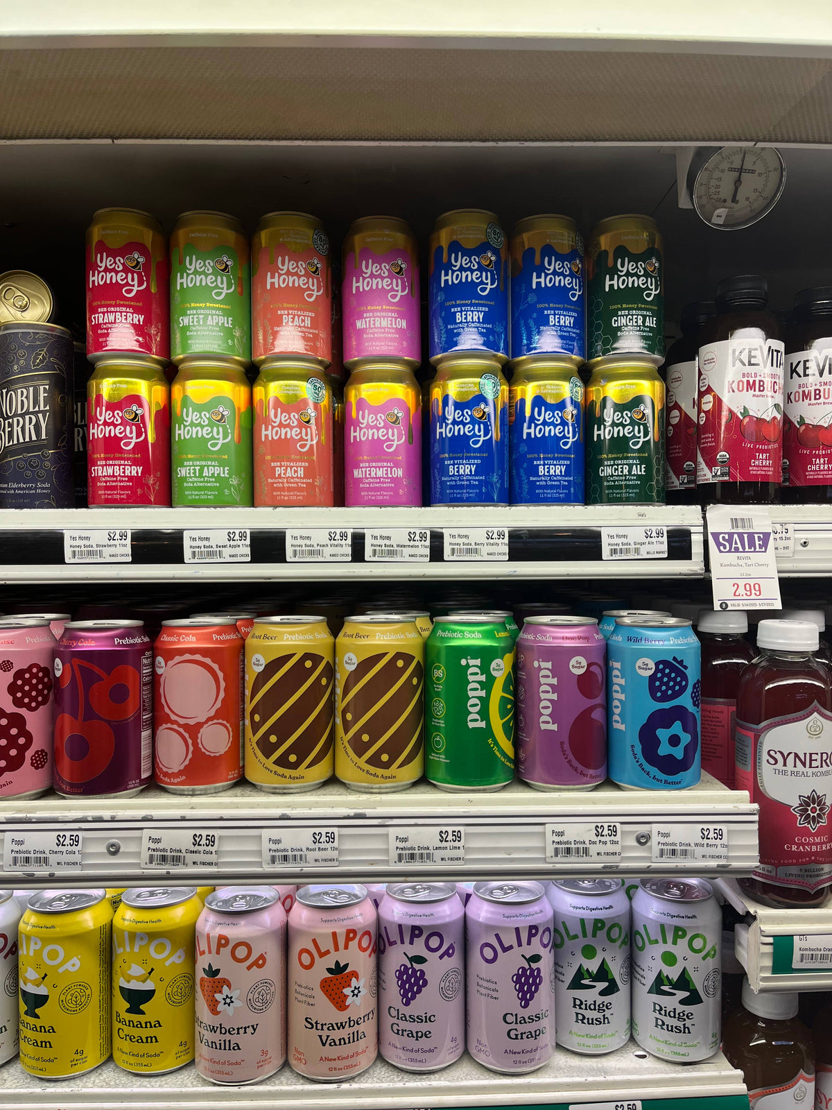 Yes Honey - Yes Honey Peach Soda | Adaptogen | No Corn Syrup | Clean