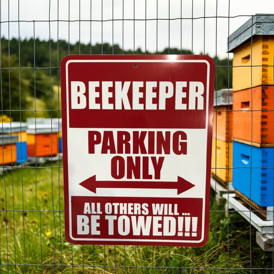 Beekeeper parking only all others towed
