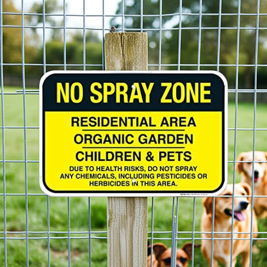 No Spray Zone