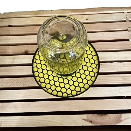 Bee feeder/waterer with jar