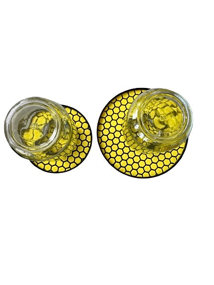 Bee feeder/waterer with jar