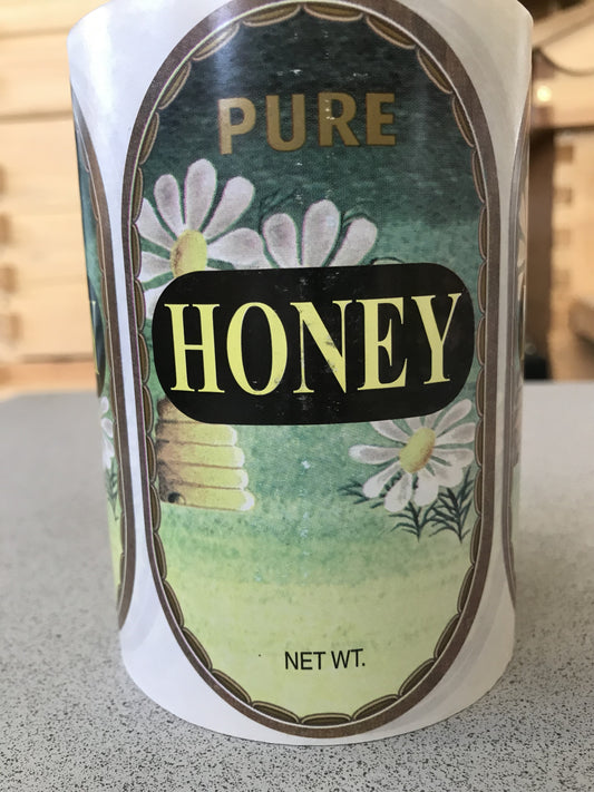 Pure Honey label-Daisy