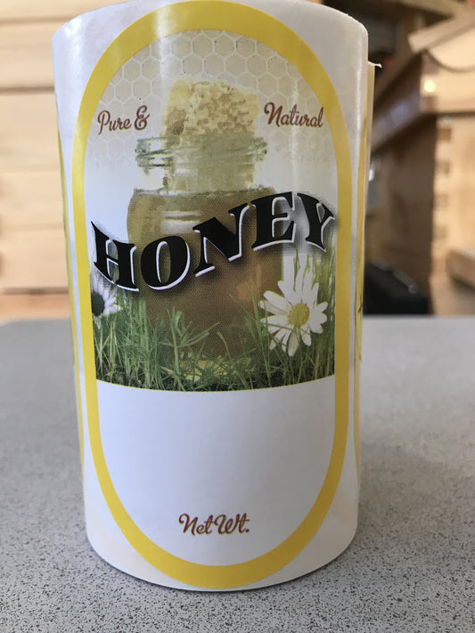 Pure and Natural Honey Label- daisy