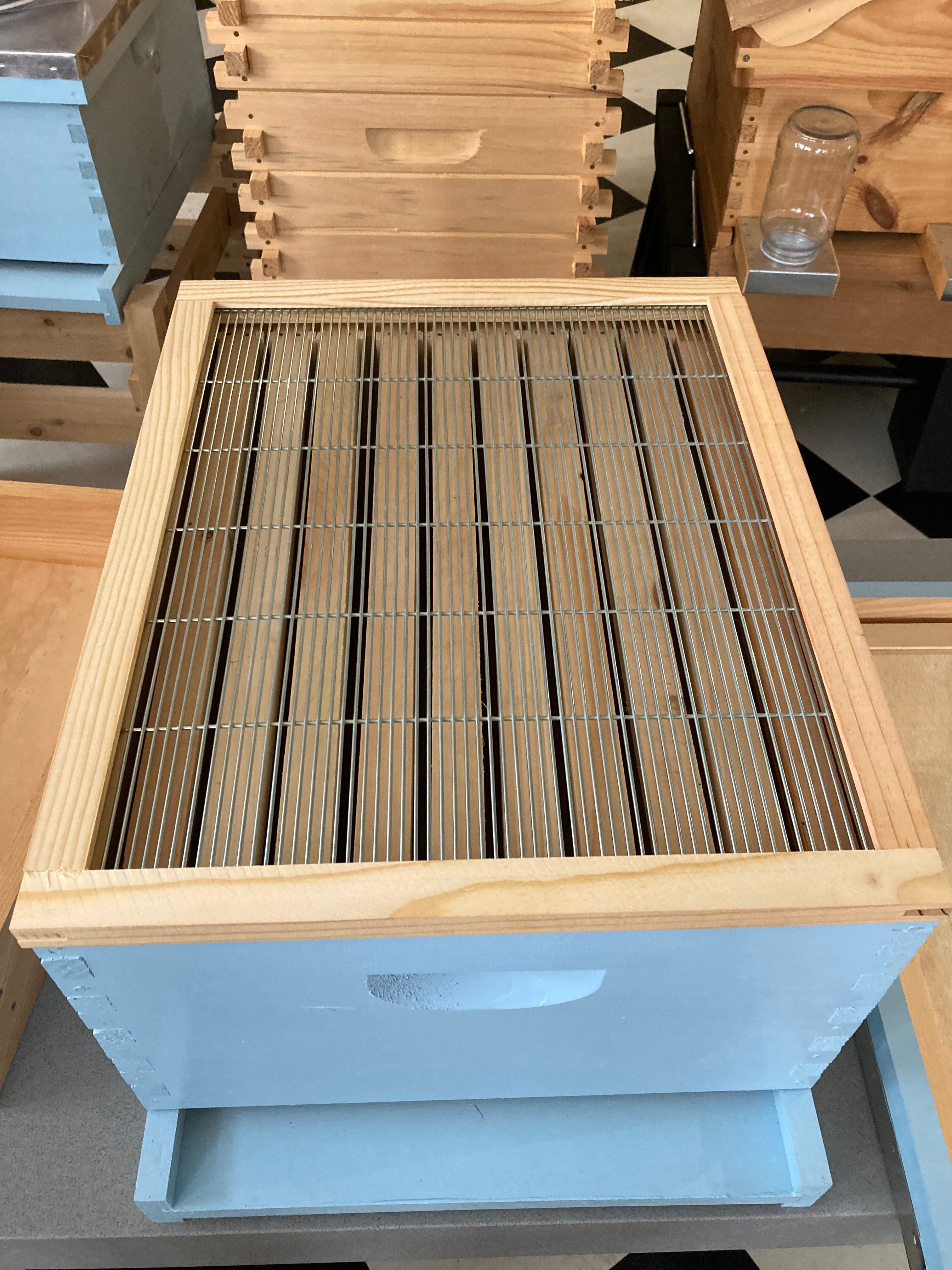 Queen Excluder Wood Bound 10 Frame BeeMan Direct Queen Excluder Wood Bound 10 Frame BeeMan Direct