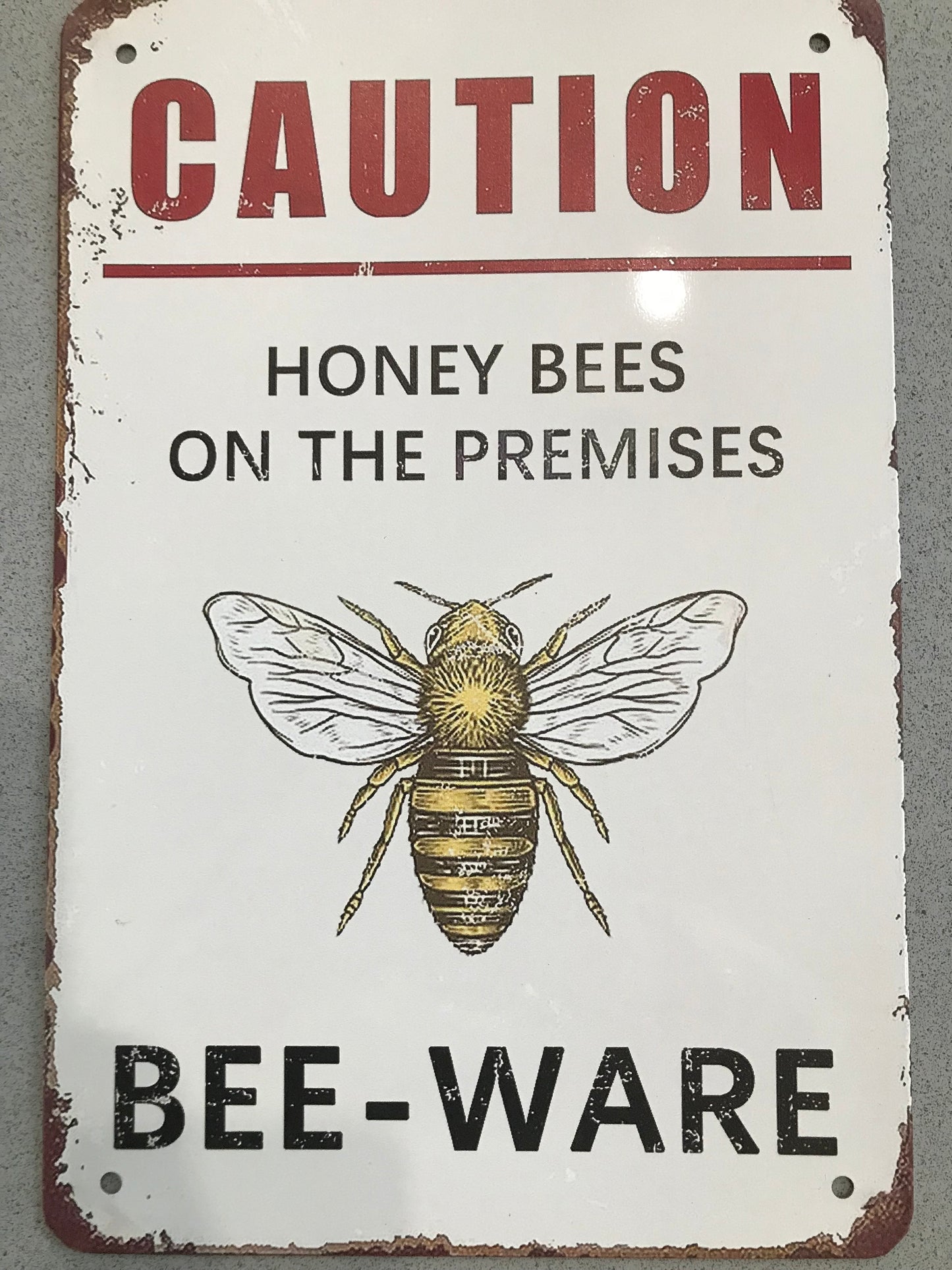 Beeware Caution Honeybees