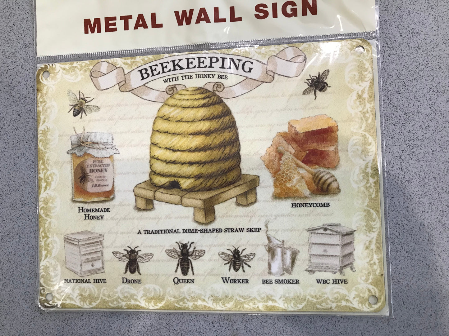 Metal wall Sign