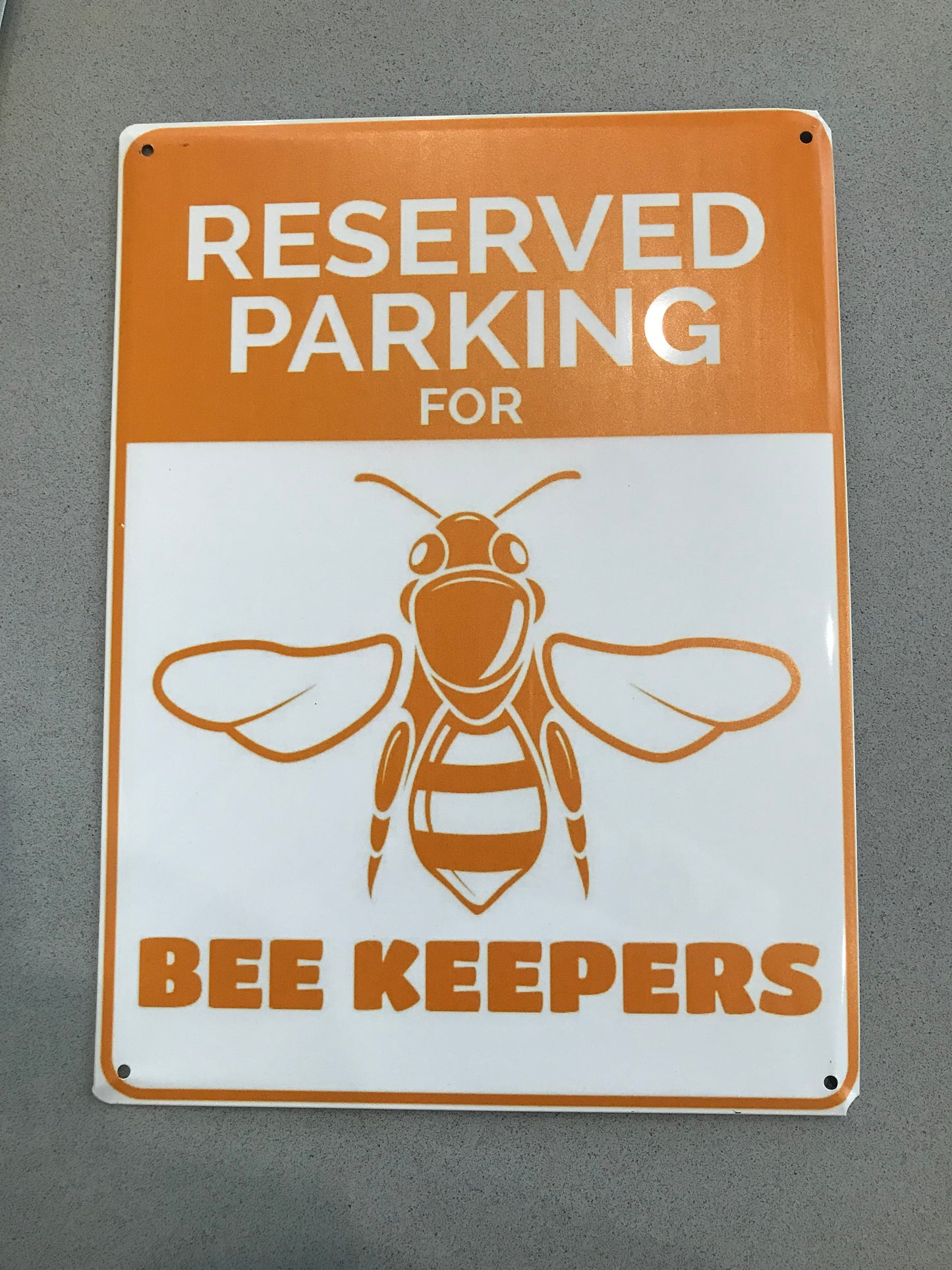 Reserved Parking beekeepers