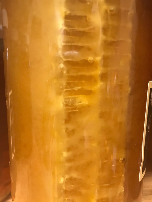 Clover honey with comb honey