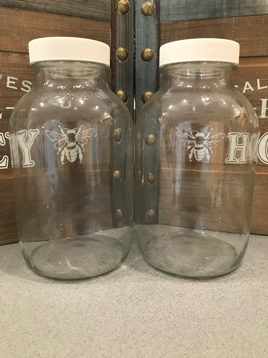 Queenline 5lb jars with lids