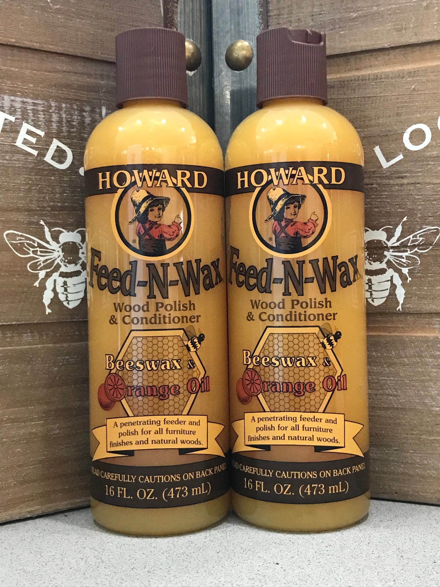 Howard - Feed-N-Wax Wood Polish and Conditioner - 16 oz
