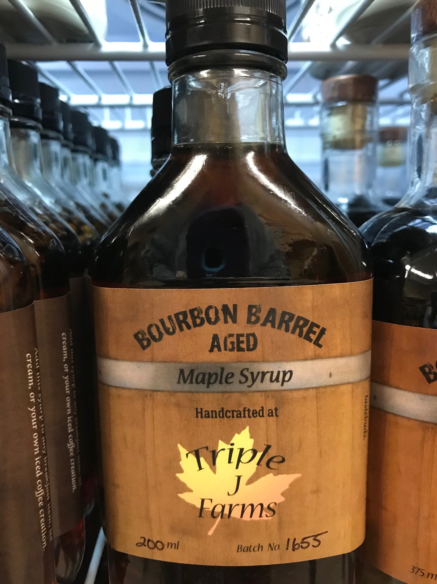 Bourbon Barrel aged Maple Syrup 200ml